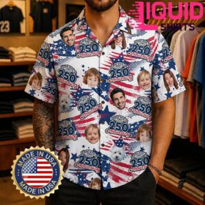 custom dress shirts usa Personalized Custom Dress Shirt Sky Blue | 75% Polyester/25% Cotton