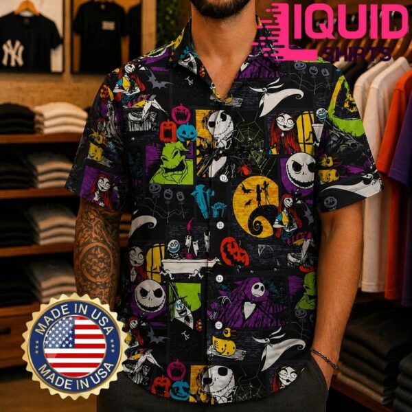 Jack Skellington Halloween Nightmare Before Christmas Hawaiian Shirt - Custom T-Shirts & Personalized Apparel Made for You Jack Skellington Halloween Nightmare Before Christmas Hawaiian Shirt - Custom T-Shirts & Personalized Apparel Made for You